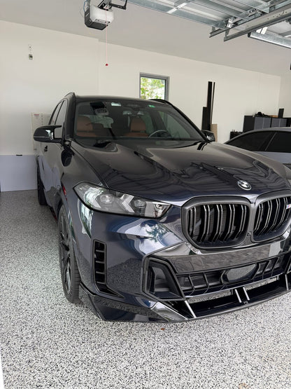 BMW X5 G05 LCI (2024–2026) - V Style Front Bumper Lip Lower Splitter Spoiler for M Sport