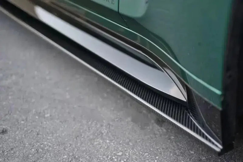 BMW G80/G82/G83 M3/M4 Carbon Fiber AP Style Side Skirt Extensions