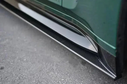 BMW G80/G82/G83 M3/M4 Carbon Fiber AP Style Side Skirt Extensions