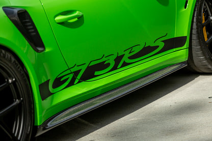 Porsche 911 991 GT3 RS – Carbon Fiber Side Skirt Extensions