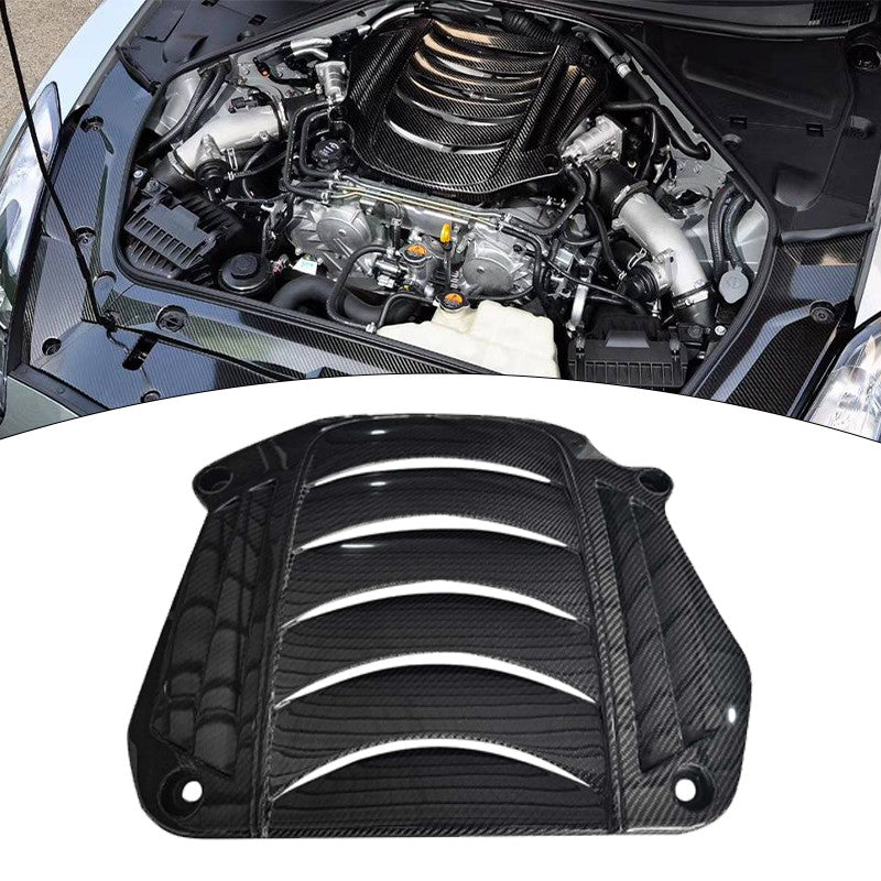 Nissan GT-R R35 - Carbon Fiber Shutters Engine Bay Cover