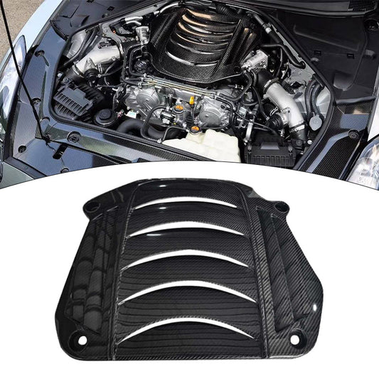 Nissan GT-R R35 - Carbon Fiber Shutters Engine Bay Cover