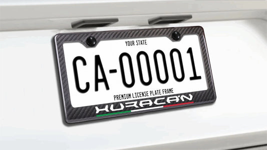 Lamborghini Huracán - Carbon Fiber License Plate Frame