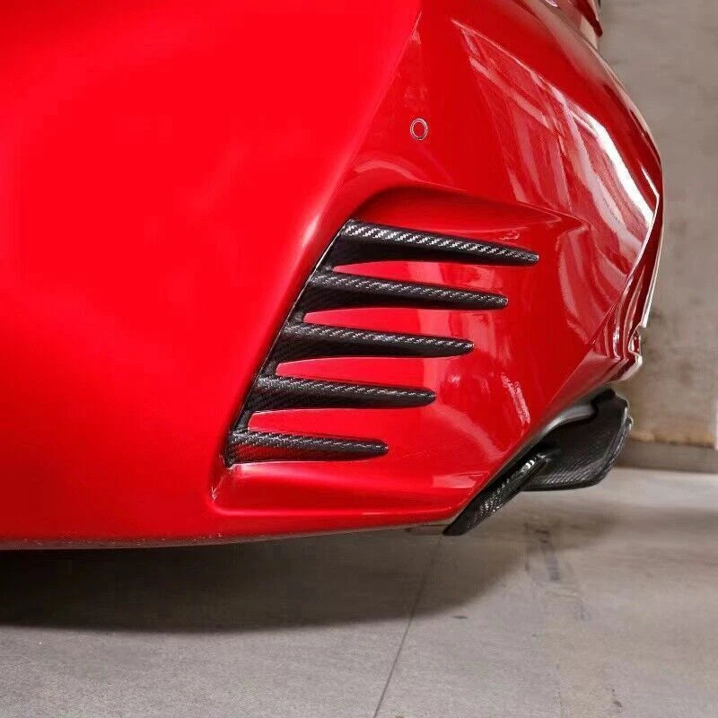 Lexus RC200t RC300h RC300 RC350 RC F SPORT 2015-20 - Carbon Fiber Rear Bumper Trim