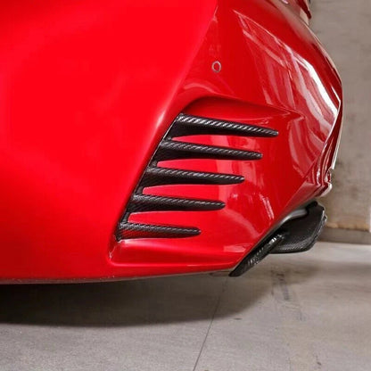 Lexus RC200t RC300h RC300 RC350 RC F SPORT 2015-20 - Carbon Fiber Rear Bumper Trim