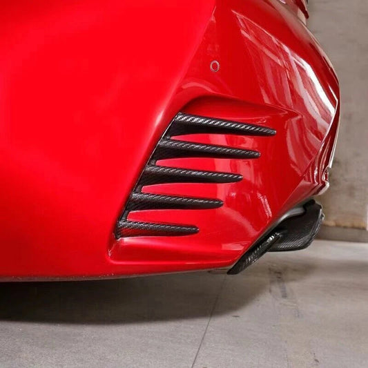 Lexus RC200t RC300h RC300 RC350 RC F SPORT 2015-20 - Carbon Fiber Rear Bumper Trim