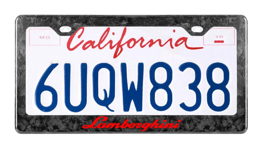 Lamborghini - Forged Carbon Fiber License Plate Frame