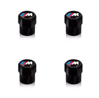 BMW M Style Wheel Tire Air Valve Caps Stem