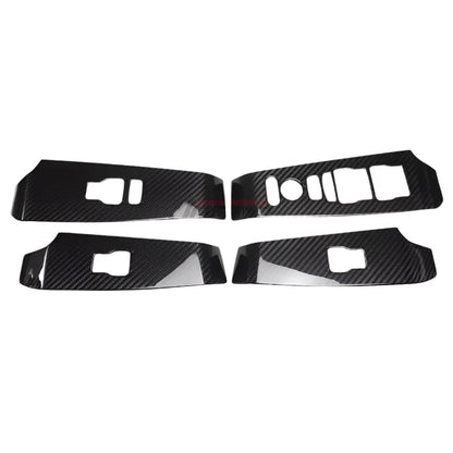 Honda Civic Type R FL5 (2023–2025) – Carbon Fiber Door Switch Button Panel Kit (4PCS)