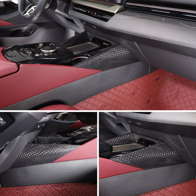 BMW i5 G60 / 5 Series G60 (2024–2025) - Carbon Fiber Center Console Side Panel Interior Trim
