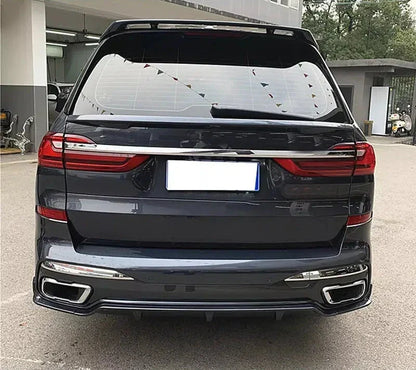 BMW X7 G07 (2019–2026) - Gloss Black ABS Rear Diffuser