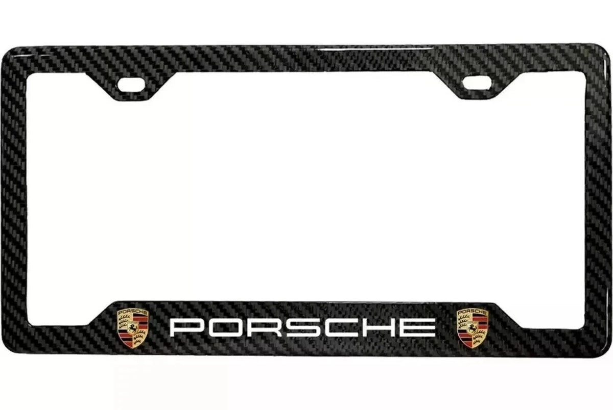 Porsche - Carbon Fiber License Plate Frame