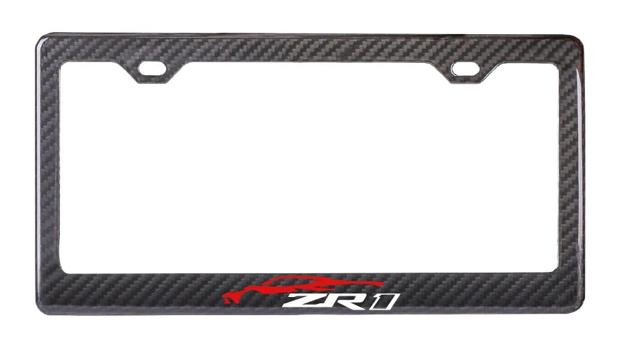 Chevrolet Corvette C8 ZR1 - Carbon Fiber License Plate Frame