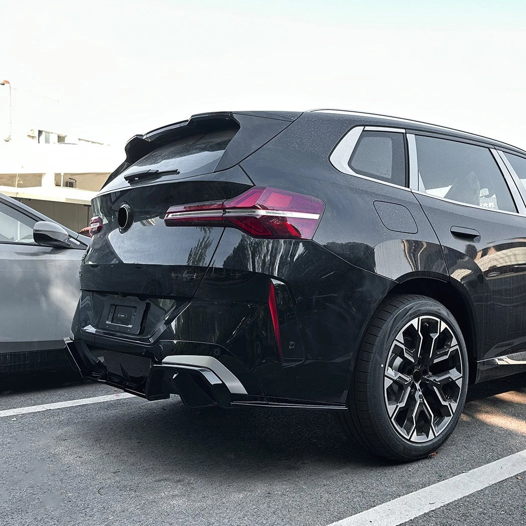 BMW X3 G45 M Sport – V Style Gloss Black Rear Bumper Diffuser