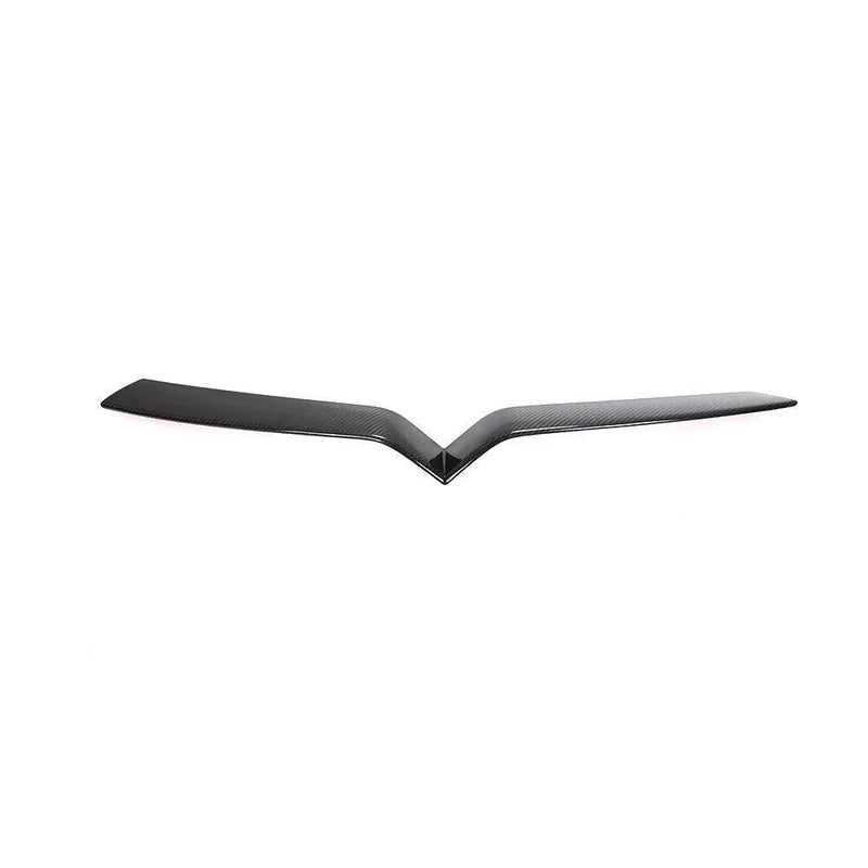 Tesla Model X - Carbon Fiber Front Center Grille Cover Trim