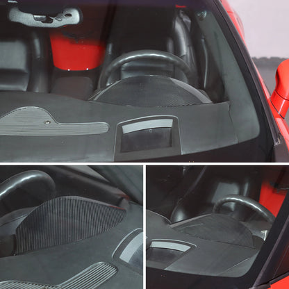 Chevrolet Corvette C6 (2005–2013) – Dry Carbon Fiber Dashboard Gauge Cluster Upper Trim