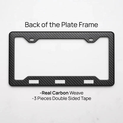 Lamborghini Urus Carbon Fiber License Plate Frame