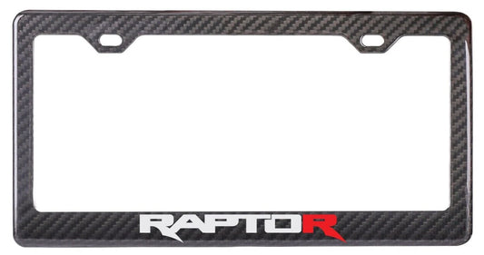 Ford F-150 Raptor R - Carbon Fiber License Plate Frame