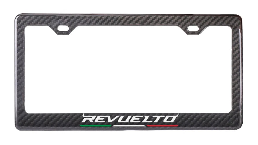 Lamborghini Revuelto - Carbon Fiber License Plate Frame