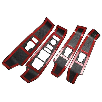Honda Civic Type R FL5 (2023–2025) – Carbon Fiber Door Switch Button Panel Kit (4PCS)