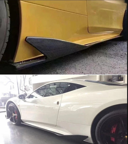 Ferrari 458 - Carbon Fiber Side Skirt Extension