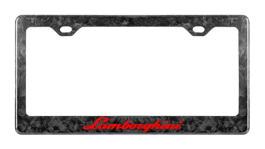 Lamborghini - Forged Carbon Fiber License Plate Frame