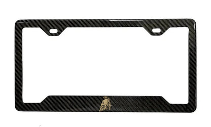 Lamborghini Bull - Carbon Fiber License Plate Frame