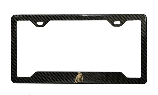 Lamborghini Bull - Carbon Fiber License Plate Frame