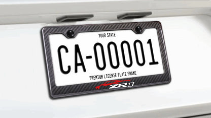 Chevrolet Corvette C8 ZR1 - Carbon Fiber License Plate Frame