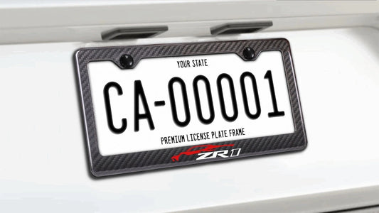 Chevrolet Corvette C8 ZR1 - Carbon Fiber License Plate Frame