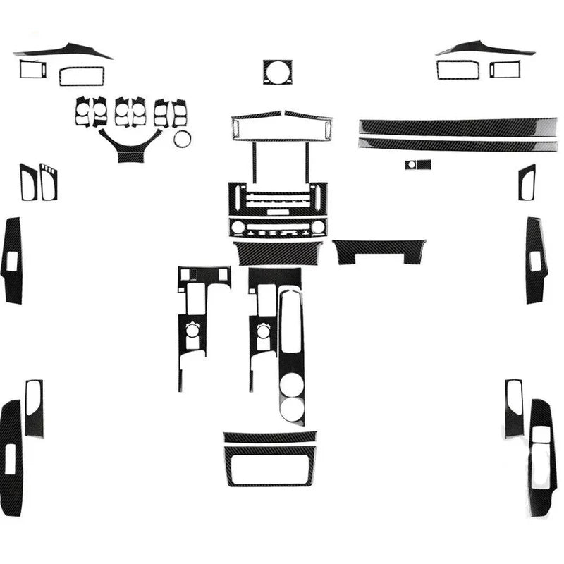 Lexus IS250 / IS350 (2014-2018) – Carbon Fiber Interior Full Set Cover Trim