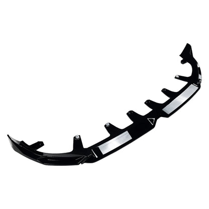 BMW X3 G45 M Sport – V Style Gloss Black Front Lip Spoiler