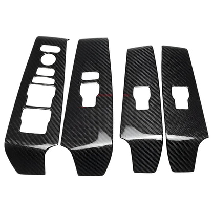 Honda Civic Type R FL5 (2023–2025) – Carbon Fiber Door Switch Button Panel Kit (4PCS)