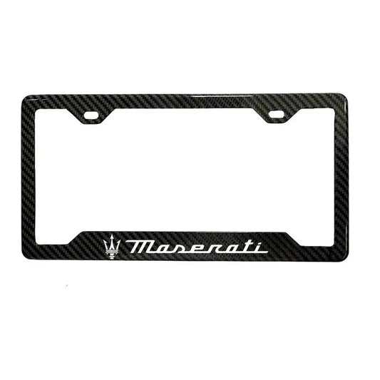 Maserati - Carbon Fiber License Plate Frame