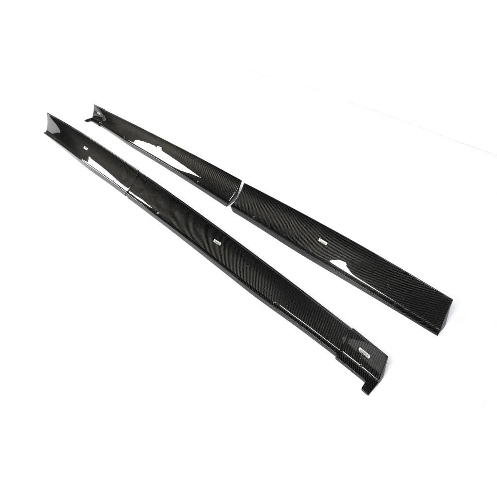 Audi Q8 RSQ8 Carbon Fiber Side Skirt Extensions
