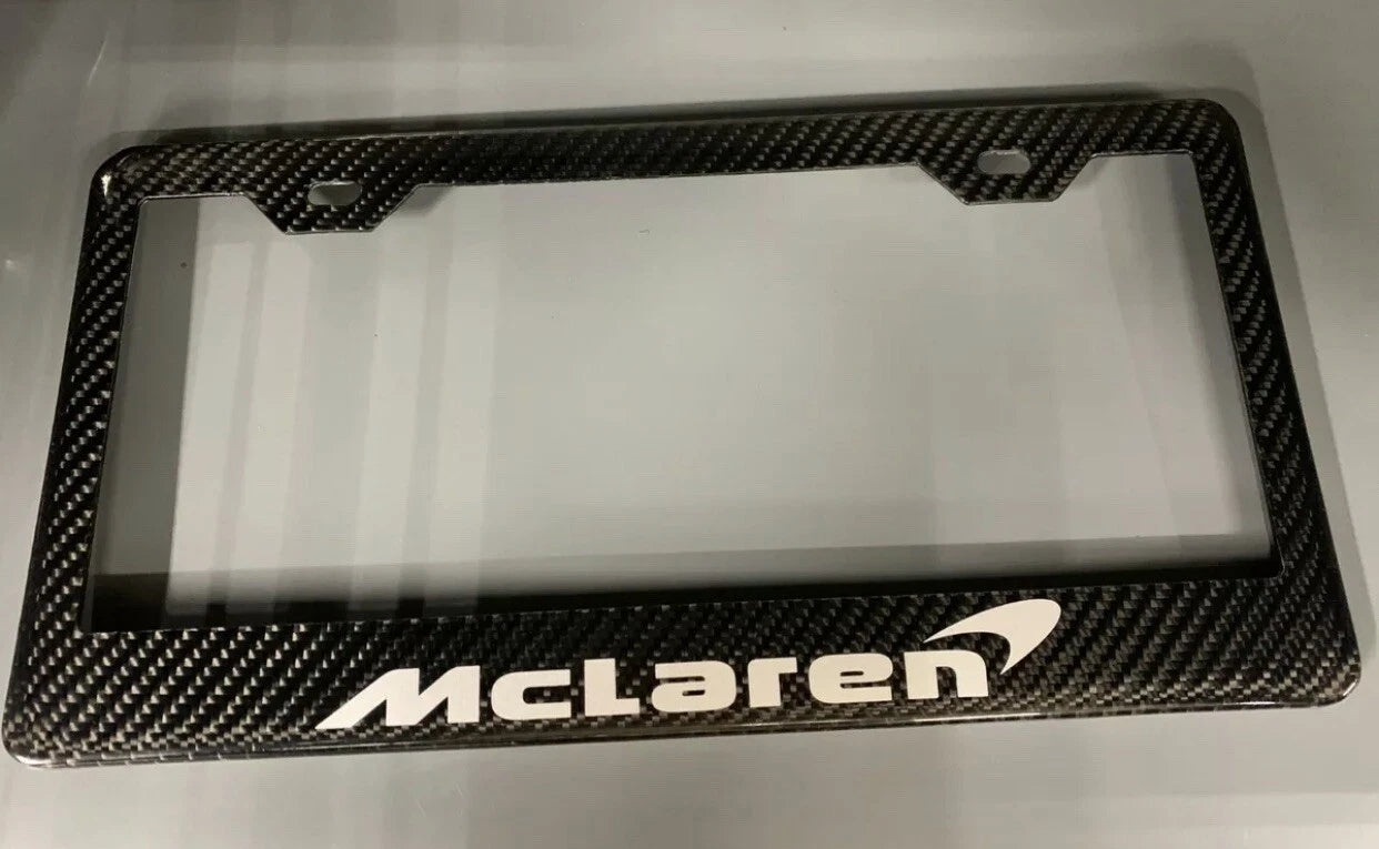 McLaren - Carbon Fiber License Plate Frame