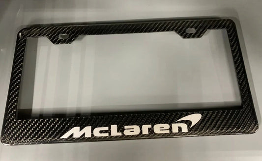 McLaren - Carbon Fiber License Plate Frame