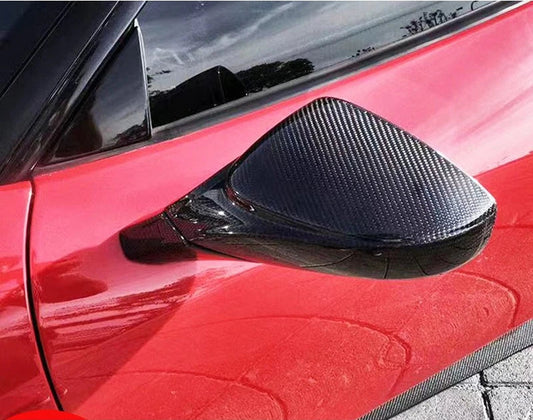 Ferrari 458 - Prepreg Carbon Fiber Mirror Housing Cap Covers Set