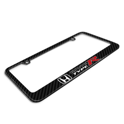 Honda Civic Type R Carbon Fiber License Plate Frame