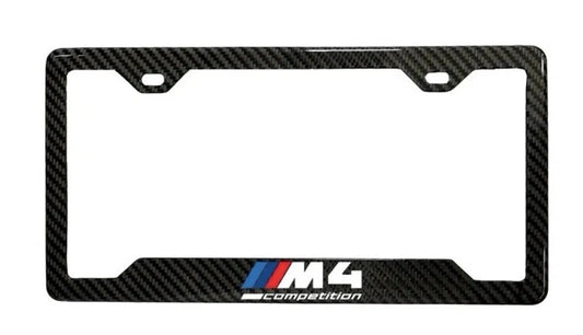 BMW M4 Competition - Carbon Fiber License Plate Frame