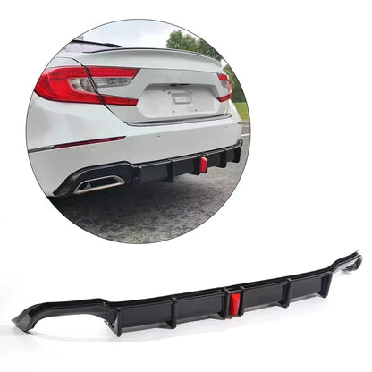 Honda Accord (2018–2022) – Gloss Black Rear Diffuser with LED