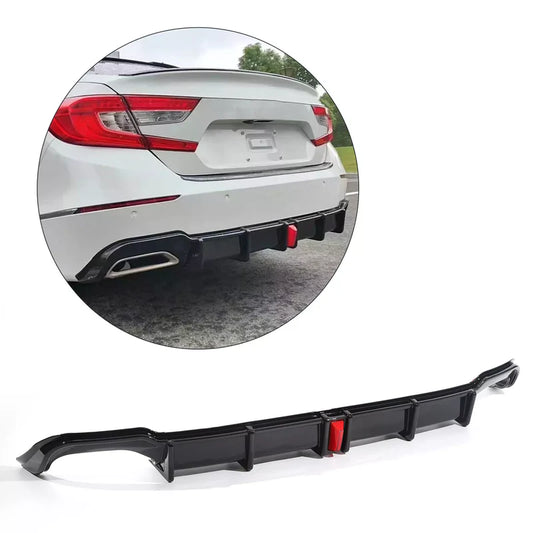 Honda Accord (2018–2022) – Gloss Black Rear Diffuser with LED