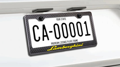 Lamborghini - Carbon Fiber License Plate Frame