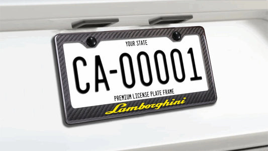 Lamborghini - Carbon Fiber License Plate Frame