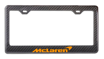 McLaren - Carbon Fiber Racing Style License Plate Frame