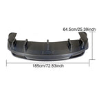 Tesla Model X - Carbon Fiber Rear Diffuser