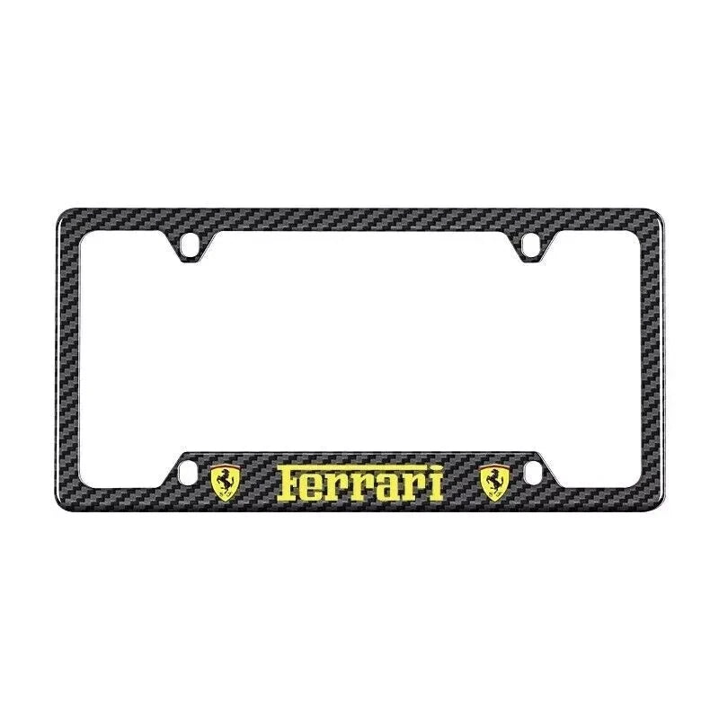 Ferrari - Carbon Fiber License Plate Frame