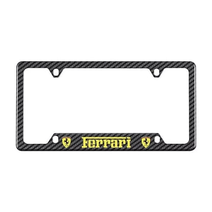 Ferrari - Carbon Fiber License Plate Frame
