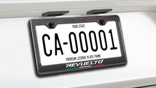 Lamborghini Revuelto - Carbon Fiber License Plate Frame