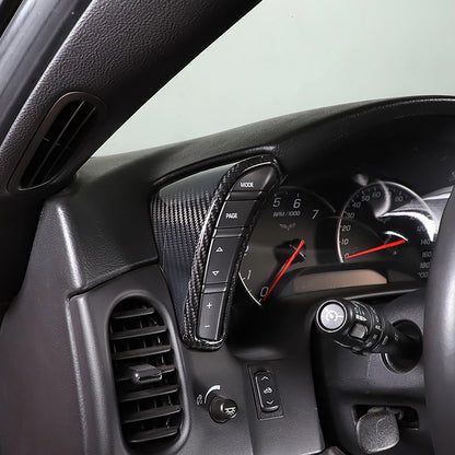 Chevrolet Corvette C6 (2005–2013) – Carbon Fiber Dashboard Console Button Frame Trim